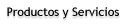 Productos y servicios